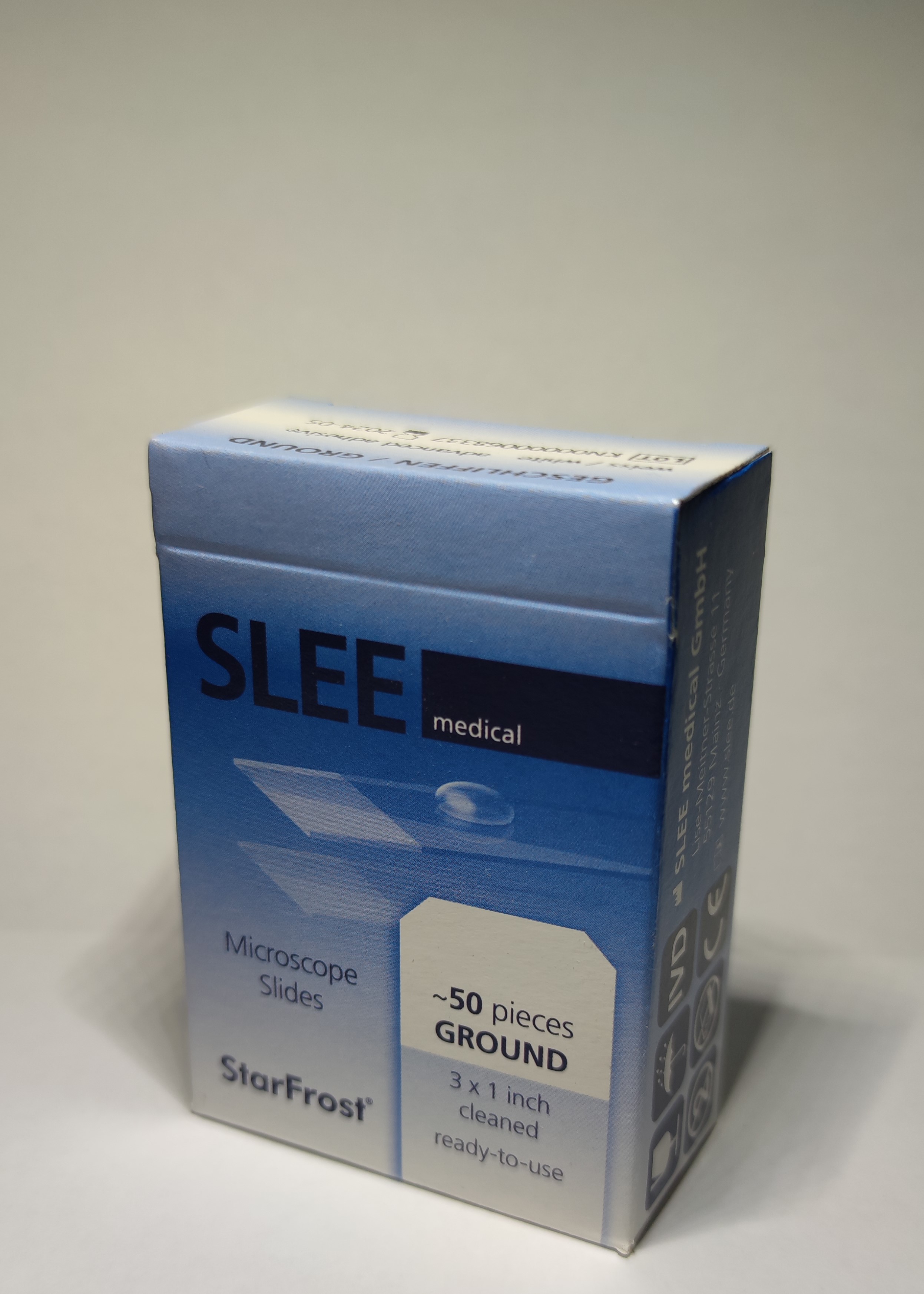 Скло предметне StarFrost Slides (без покритття "звичайне") .